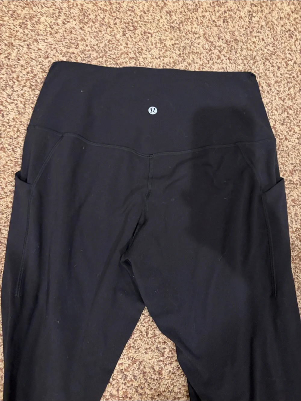 Lululemon Women's Black High-Waist Performance Leggings